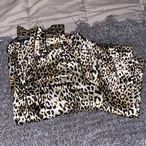 Silk pajama set